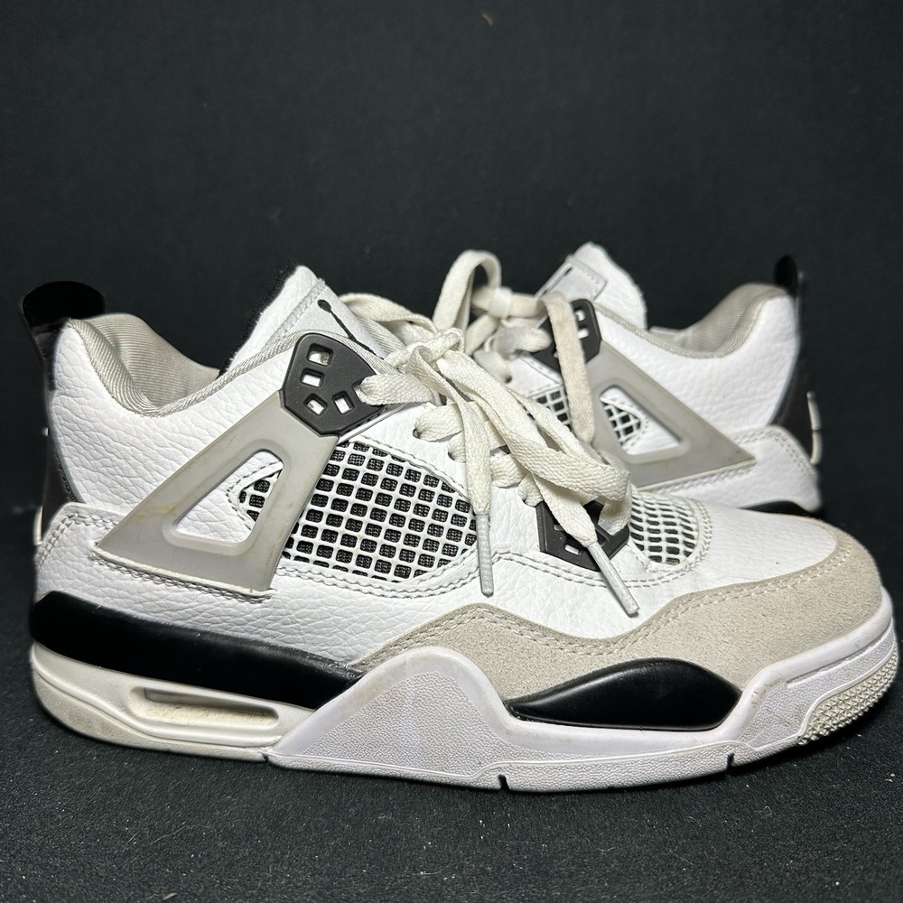 Jordan 4 Military Black Size 6.5y Or Women's 8